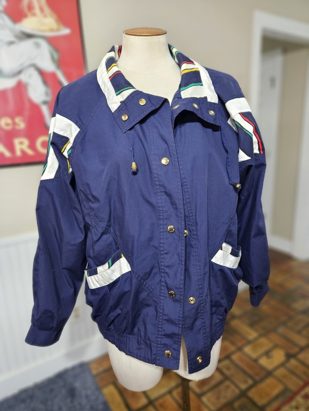 VTG 80s Current Seen Retro Jacket Medium